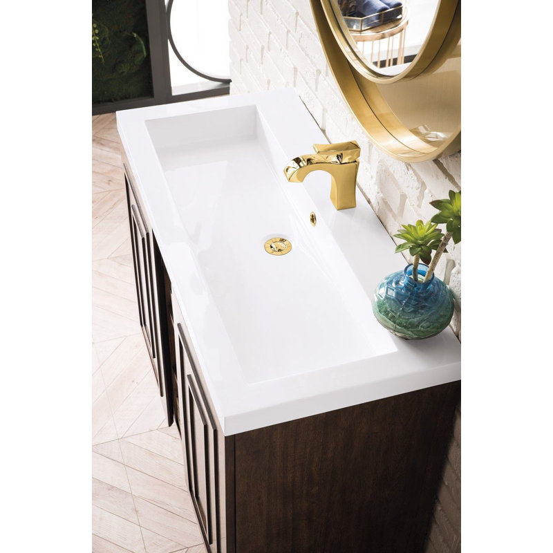 Alicante 39.5'' W Single Vanity, Mid-Century Acacia