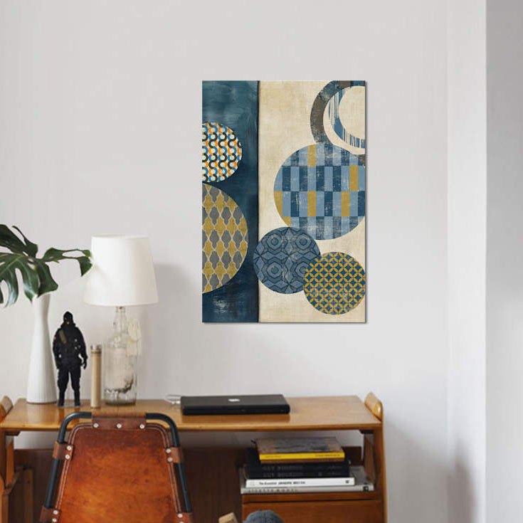 « harmonie i », impression sur toile, H 26 po x l 18 po x P 1,5 po, Pas de tapis, Toile tendue