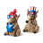 Set Of 2 Patriotic/ Americana Highland Cow Table Decor