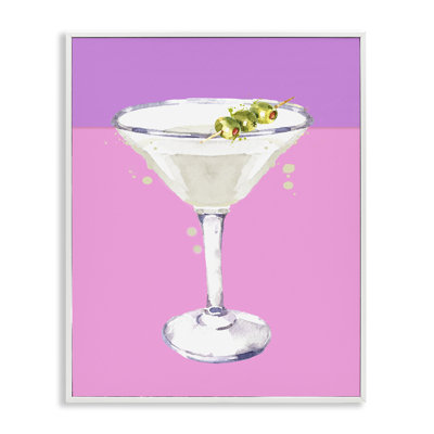 «Bright Olive Martini», estampe numérique, design par Susan Jill