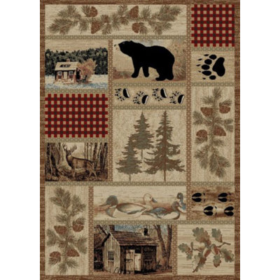 Tapis beige/brun Windsor Lane