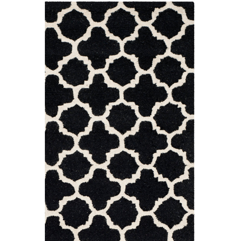 Cannen Hand Tufted Wool Geometric Rug, Runner 2'6" x 10'