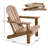 Foldable HDPE Adirondack Chair – Premium Weather-Resistant Patio Seating for All Seasons-449530668