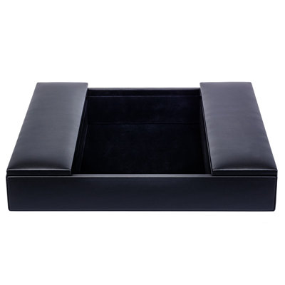 Faux Leather Desk Organizer
