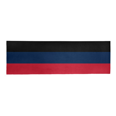 Tapis rouge à rayures de hockey national