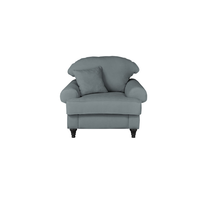 Fidelis Upholstered Armchair, Anthracite