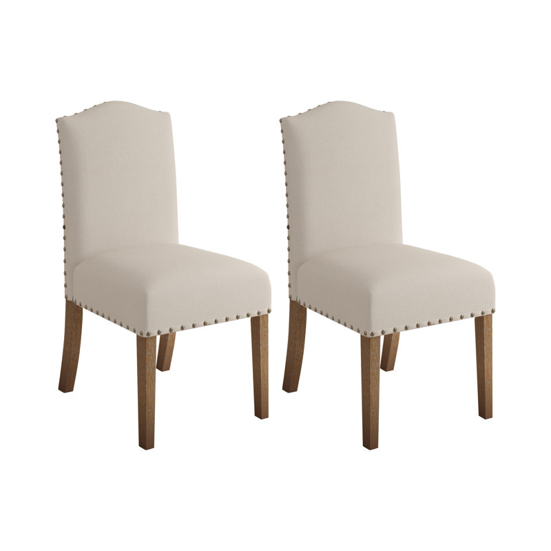 20'' H Upholstered Side Chair, Tan, 2