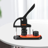 VEVOR Button Maker Machine Pin Badge Maker 1.25" 500 Button Parts and Circle Cutter