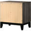 Table de chevet 2 tiroirs Grey Oak