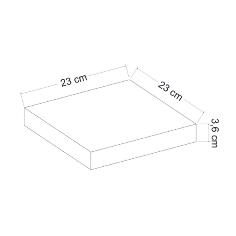 Square Picture Ledge Wall Shelf