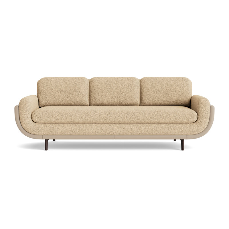 Regatta 90 Sofa, Berber - Dune/Greenwich Leather - Taupe, Java