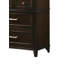 Commode horizontale en bois manufacturé avec 6 tiroirs-1615753386