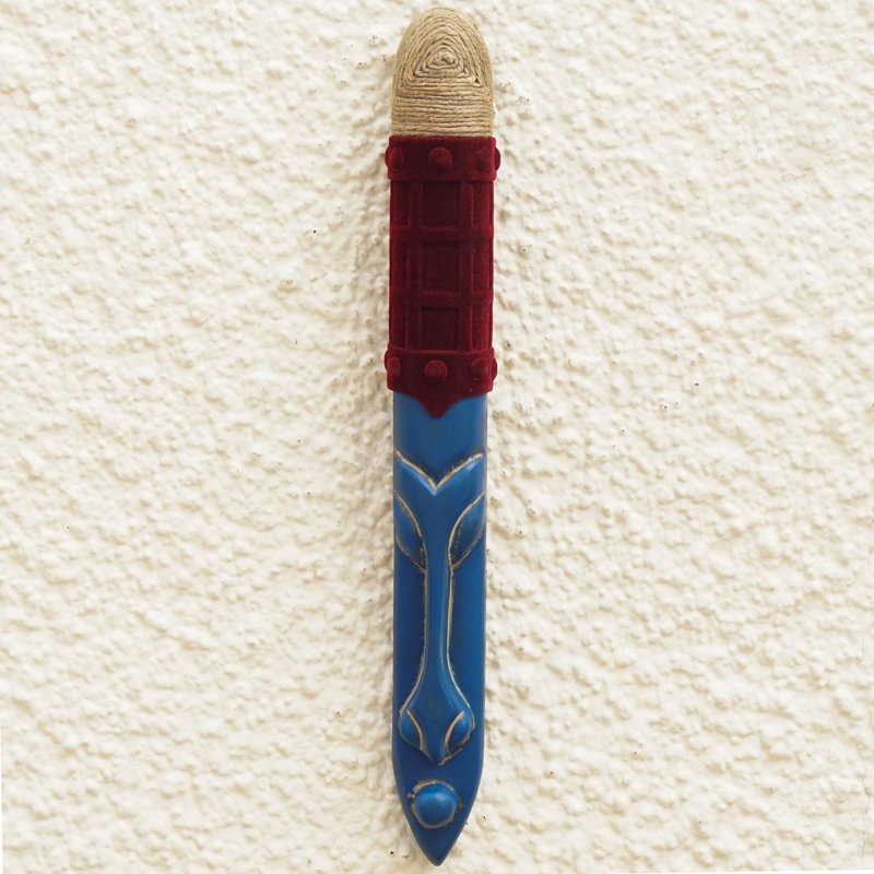 Handmade Boho People Wall Decor on Solid Wood