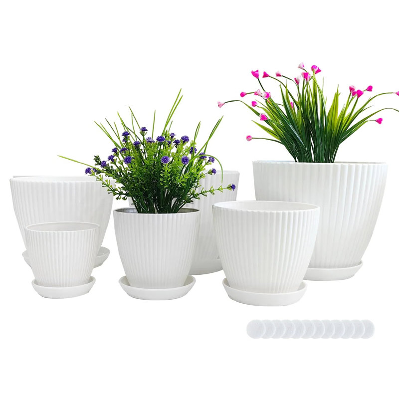 Delva Pot Planter, White