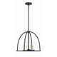 Roumel 4 Light Metal Lantern Chandelier
