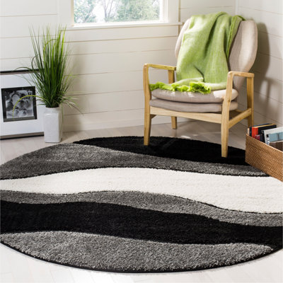 Ashal Shag Performance Abstract Rug