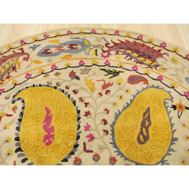 Hand Tufted Wool Area Rug, 8' x 10'
