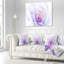 3D bleu surréel - coussin abstrait imprimé-89134060-89134059
