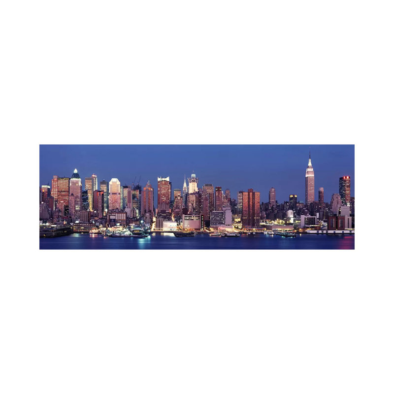 Dusk - Wrapped Canvas Panoramic Print, 30.48 cm H x 91.44 cm W x 1.91 cm D