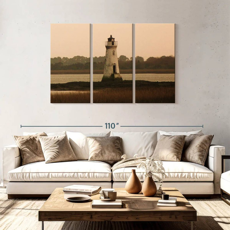 Phare de Cockspur Island, H 48 po x l 74 po