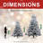 Teniente Flocked Artificial Pine Christmas Tree-522733185