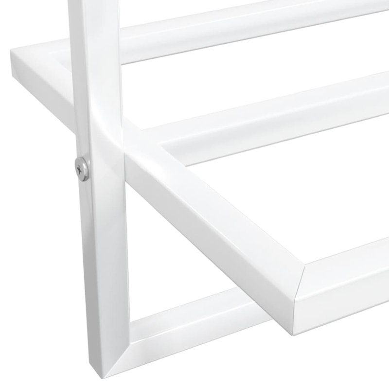 Brandarius Wall Towel Rack, White