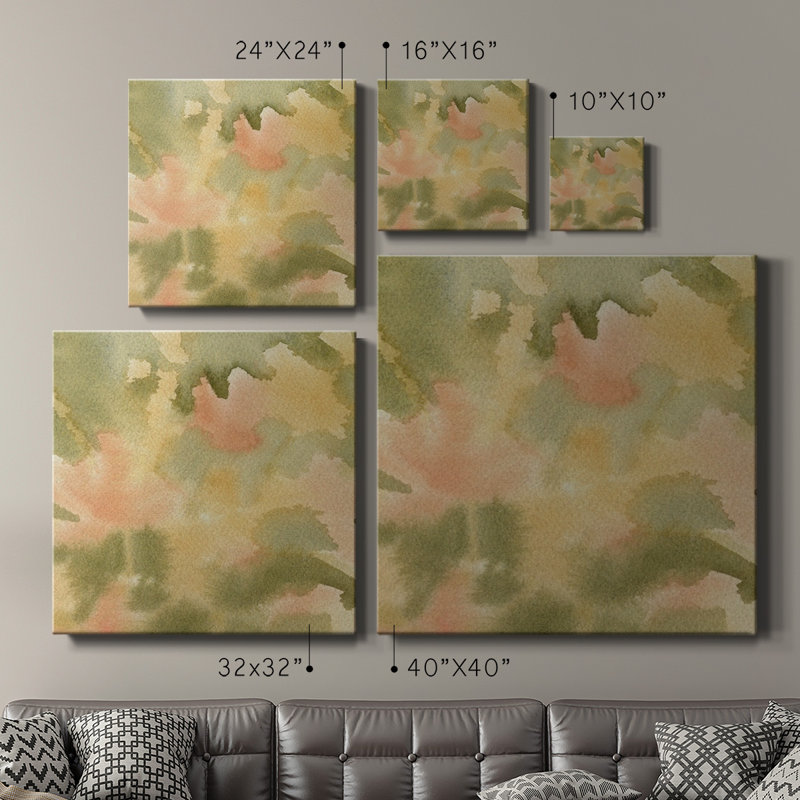 Botanical Aura I-Premium Gallery Wrapped Canvas - Ready to Hang