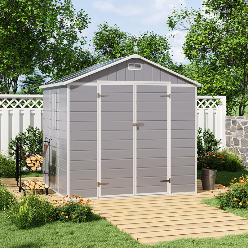 Plastic Tool Shed – Black Roof and Floor