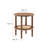 Modway Torus Round Side Table with Rattan Shelf-90623434