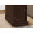 Traditional Living Room End Table - Brown Veneer With Drawer And Cabinet Bedroom Area Furniture Accent