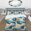 Ensemble de housse de couette Oceanic Blue Coastal Fusion I-1971625585