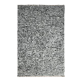 Shadow Play Hand Knotted Wool Area Rug in Charcoal