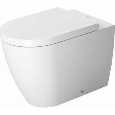 Me by Starck 1.28 GPF (Water Efficient) Elongated Floor Mounted Toilet -  Duravit, 2169092092