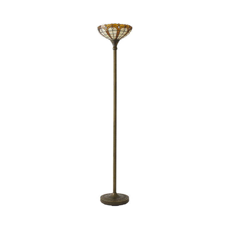 Slocumb 169 cm Jewel Tiffany Uplighter Floor Lamp