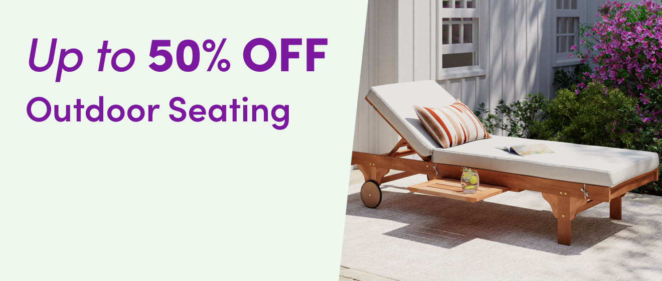 Up to 50% OFF Outdoor Seating