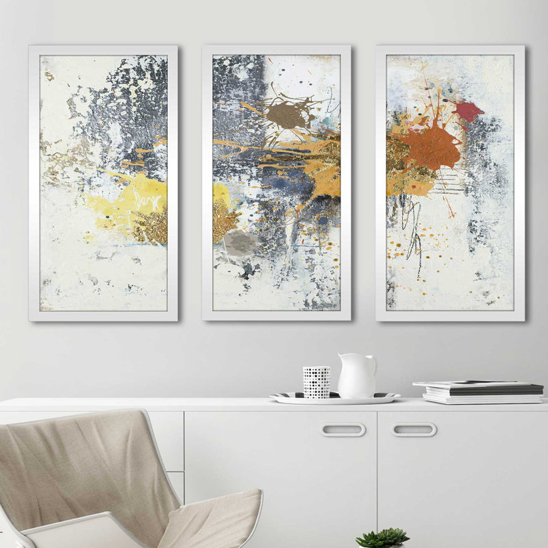 « fiesto », reproduction de peinture à l’acrylique à multiples images, L 52,5 po x H 33,5 po x P 1 po