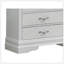Commode Lorana, champagne argenté