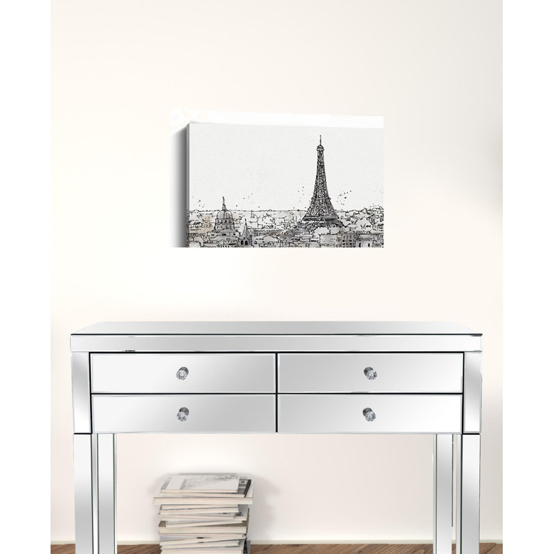Art mural monochromes sur les toits de Paris
