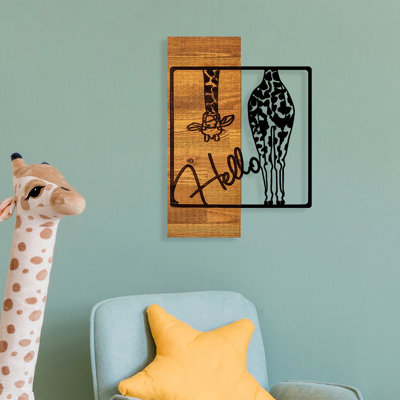 Décoration murale en bois