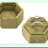 Velvet Hexagon Ring Box for Weddings and Proposals