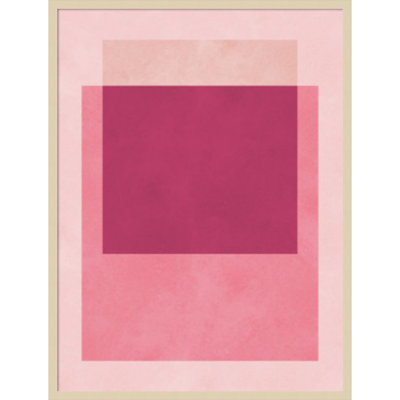 Overlapping geometry 12 by Norvin Wood Framed Wall Art Print