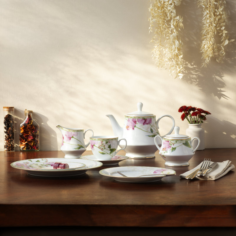 Noritake Poppy Place Sugar and Creamer Set