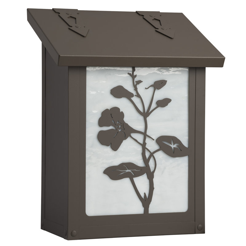 Boîte aux lettres murale Monarch, Bronze thermolaqué / blanc vaporeux