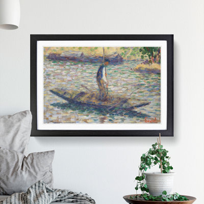 A Fisherman by Georges Seurat - Picture Frame Painting