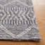 Tapis gris en laine et coton tissé à plat Marbella-1296087420