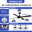 Lorrie 48'' Ceiling Fan with LED Lights