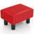 Simili cuir rouge est en rupture de stock