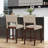 Counter Stool with Solid Wood Frame