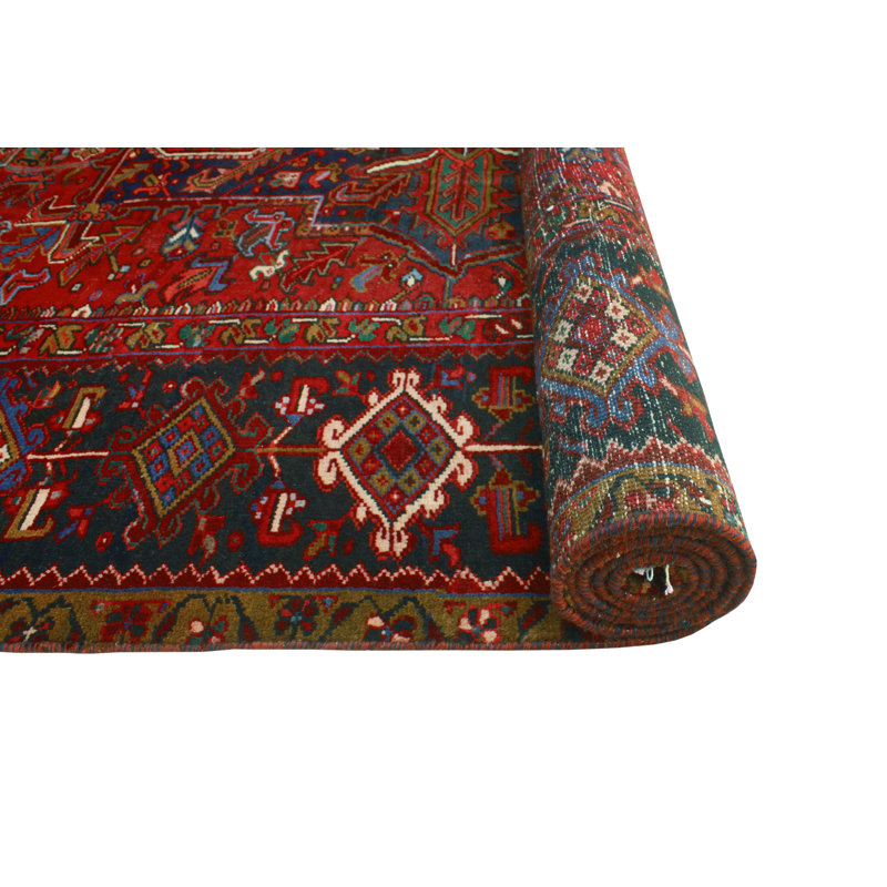 Khrystopher Heriz Eser Red Rug