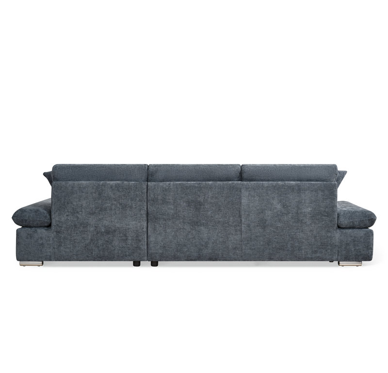 Aayush 4 Seater Sofa Bed, Right Hand Facing, Blue